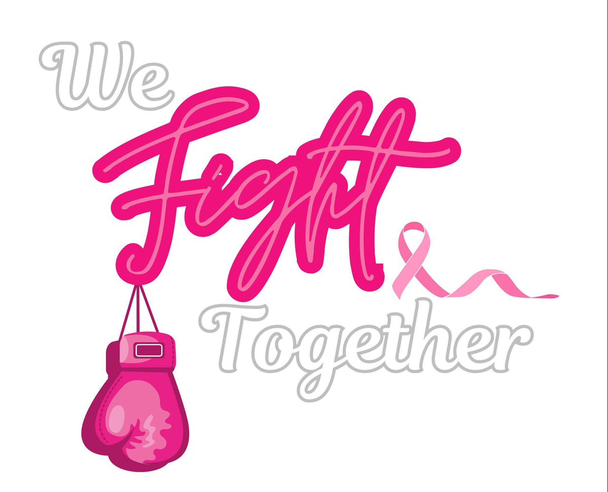 We Fight Together Breast Cancer T-Shirt image 1